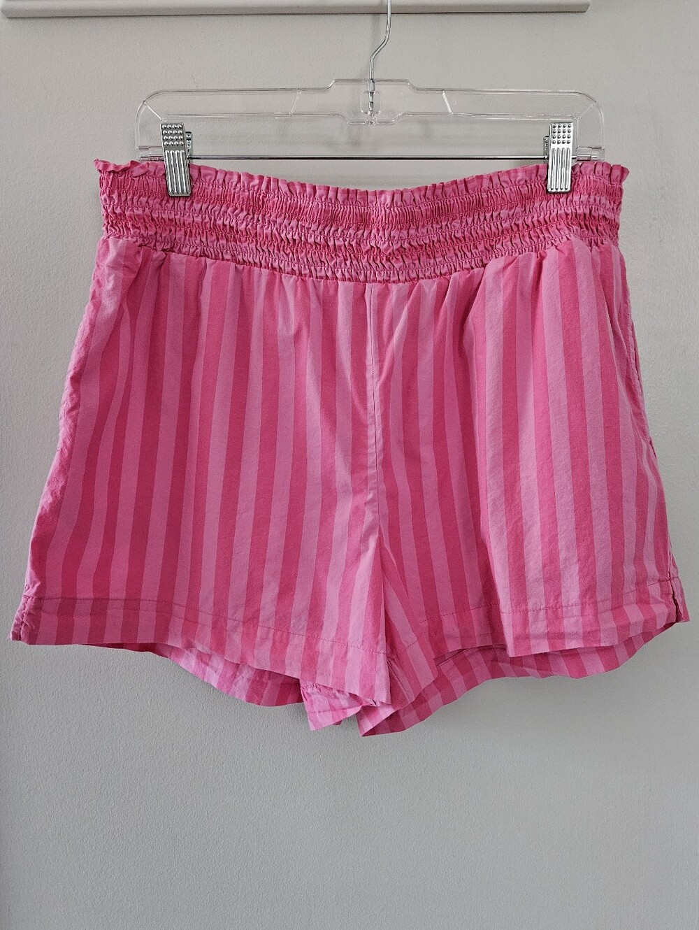 a. new day | Striped Pink Elastic-Waist Boxer Shorts